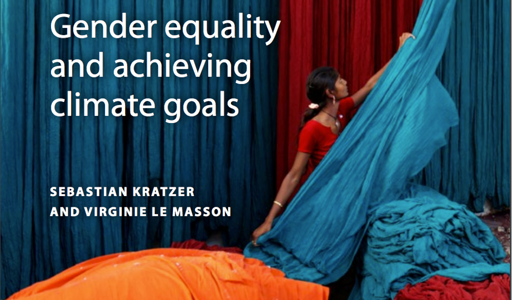 Gender equality and achieving climate goals