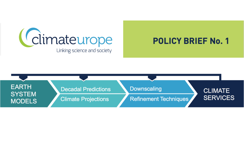 Policy Brief n.1 – European Earth System Modelling for Climate Services