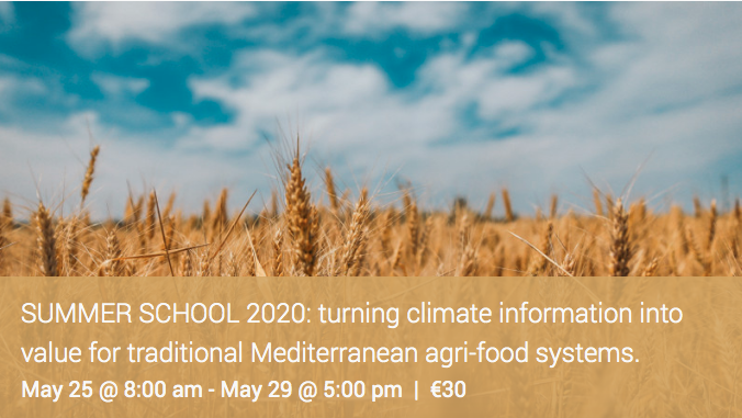 MED-GOLD Summer School: turning climate information into value for traditional Mediterranean agri-food systems