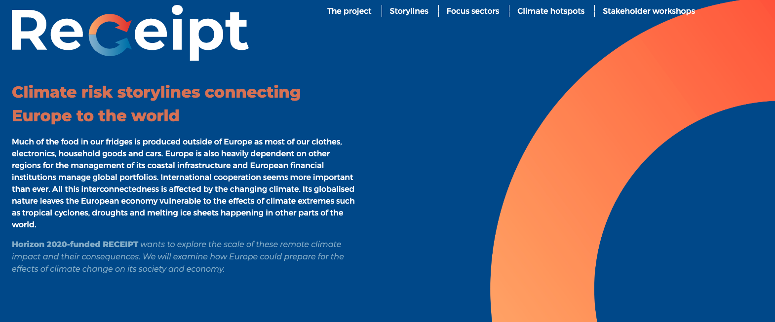 Receipt – REmote Climate Effects and their Impact on European sustainability, Policy and Trade